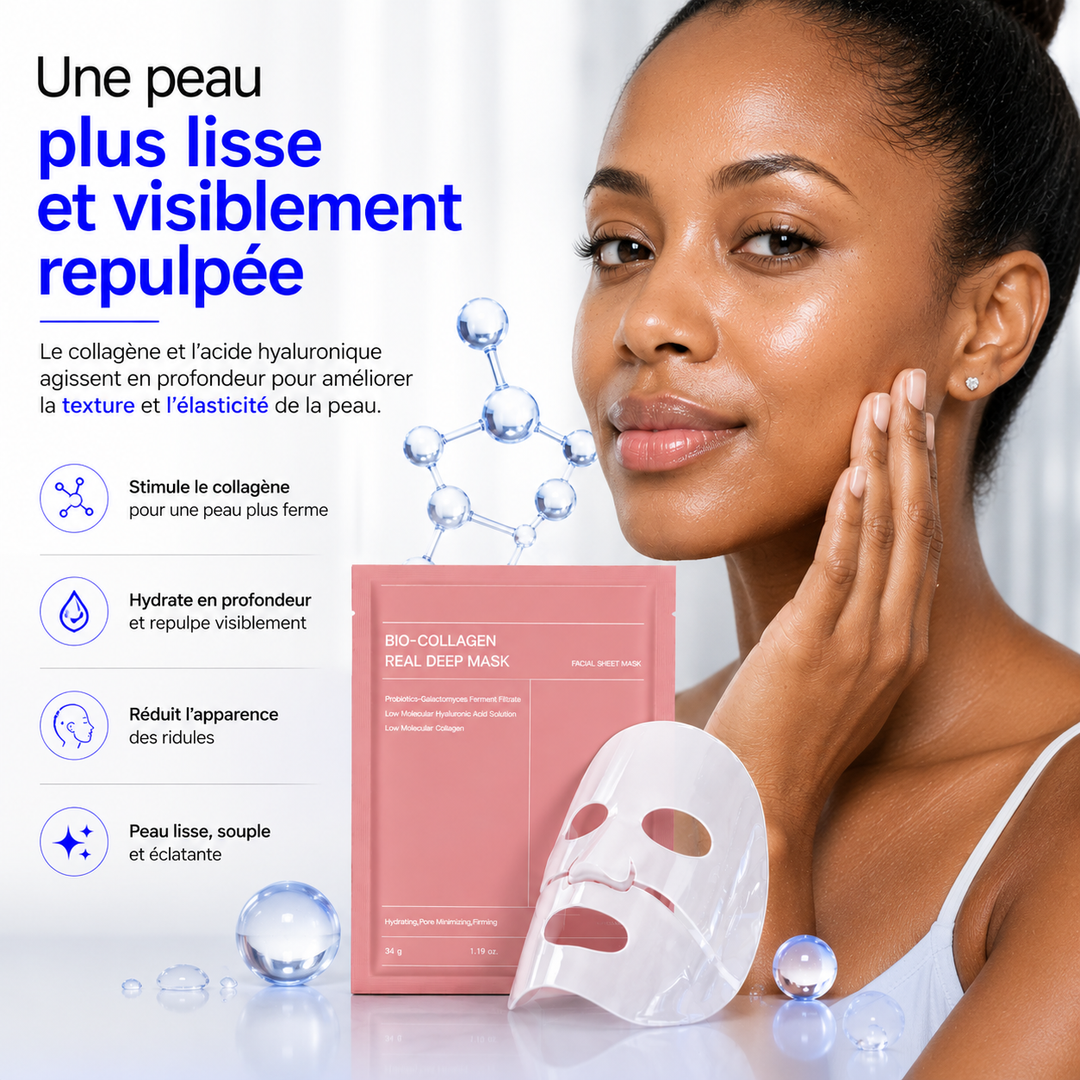 Masque Collagène Glow™ – pour une peau hydratée, lisse et lumineuse