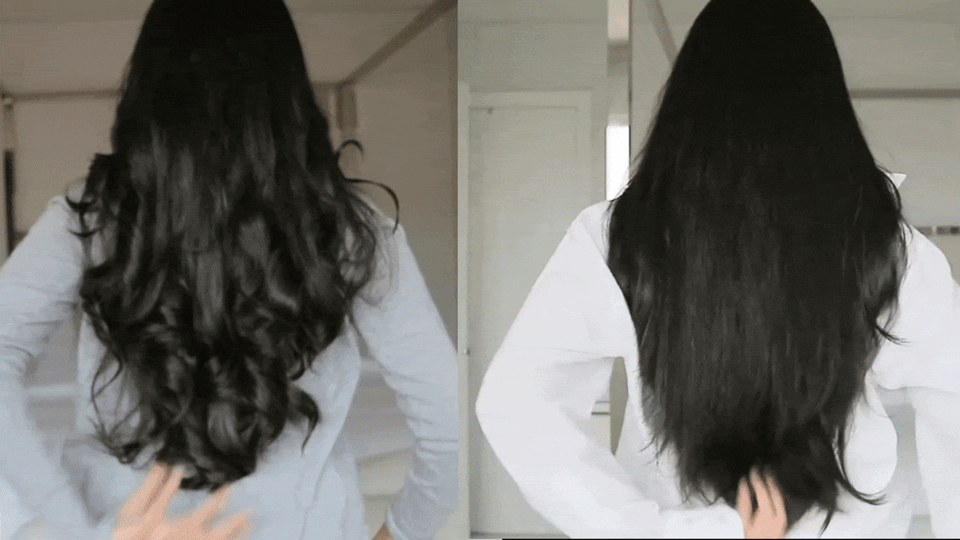 Peigne chauffant sans fil en céramique à lisser les cheveux